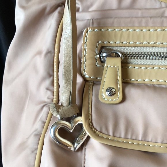 Brighton Handbag microfiber tan/taupe recently cleaned - Picture 10 of 11